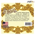 سیم گیتار la bella 2001 medium tension