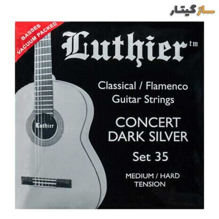 سیم گیتار لوتیر مدل luthier set 35 concert dark silver