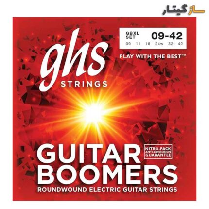 سیم گیتار جی اس اچ مدل GHS Boomers GBL 09-42