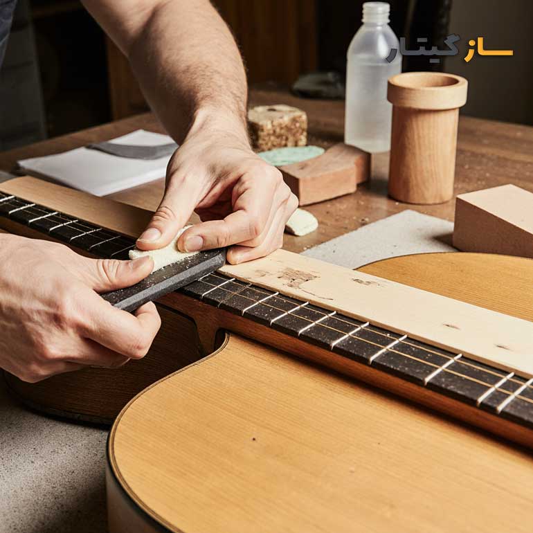 تعمیر فینگر بورد گیتار کلاسیک