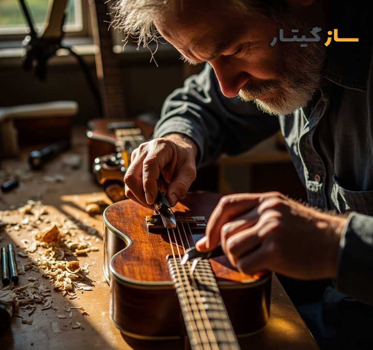 رفع صدای گٍز گیتار شما
