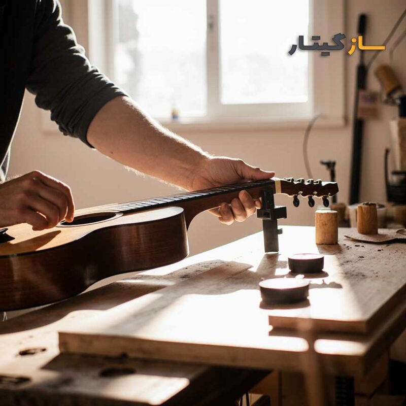 تعمیر ترک و شکستگی های بدنه گیتار کلاسیک