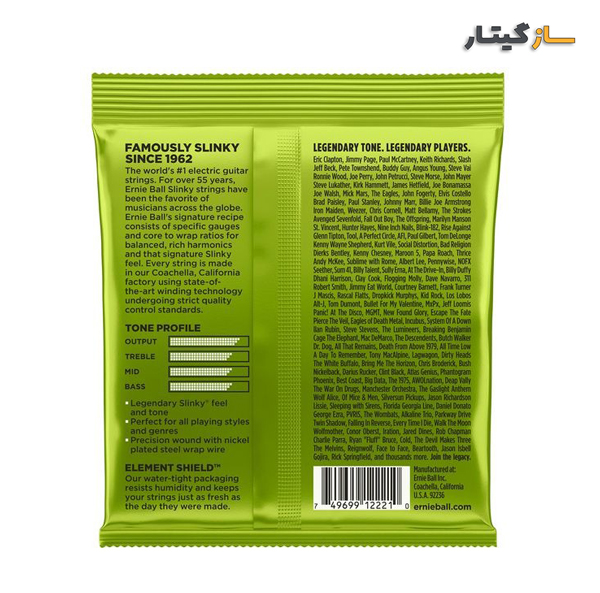 سیم گیتار Ernie Ball 2221