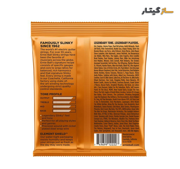 سیم گیتار Ernie Ball 2222